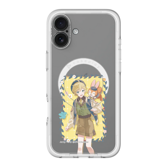 Slim Protection Premium Case with MagSafe［ Hatsune Miku × Kuppy Ramune – Kagamine Len × Kuppy – Full-body Illustration 1 ］