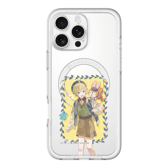Slim Protection Premium Case with MagSafe［ Hatsune Miku × Kuppy Ramune – Kagamine Len × Kuppy – Full-body Illustration 1 ］