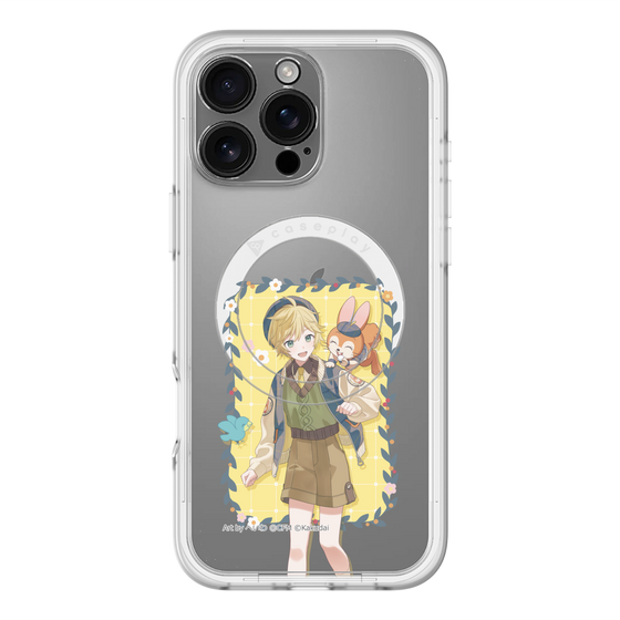 Slim Protection Premium Case with MagSafe［ Hatsune Miku × Kuppy Ramune – Kagamine Len × Kuppy – Full-body Illustration 1 ］
