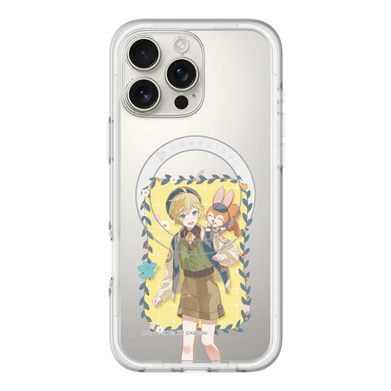 Slim Protection Premium Case with MagSafe［ Hatsune Miku × Kuppy Ramune – Kagamine Len × Kuppy – Full-body Illustration 1 ］