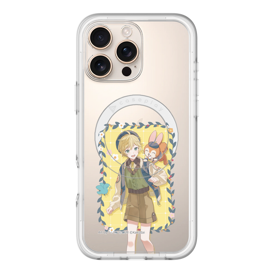 Slim Protection Premium Case with MagSafe［ Hatsune Miku × Kuppy Ramune – Kagamine Len × Kuppy – Full-body Illustration 1 ］