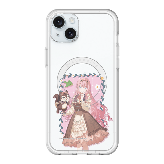 Slim Protection Premium Case with MagSafe［ Hatsune Miku × Kuppy Ramune – Megurine Luka × Ram – Full-body Illustration 1 ］