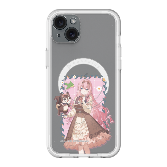 Slim Protection Premium Case with MagSafe［ Hatsune Miku × Kuppy Ramune – Megurine Luka × Ram – Full-body Illustration 1 ］