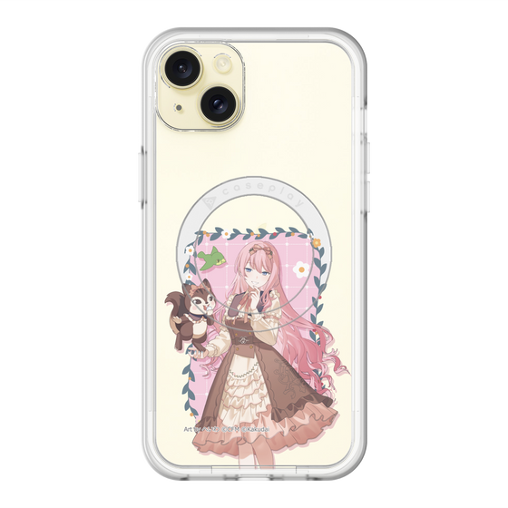 Slim Protection Premium Case with MagSafe［ Hatsune Miku × Kuppy Ramune – Megurine Luka × Ram – Full-body Illustration 1 ］