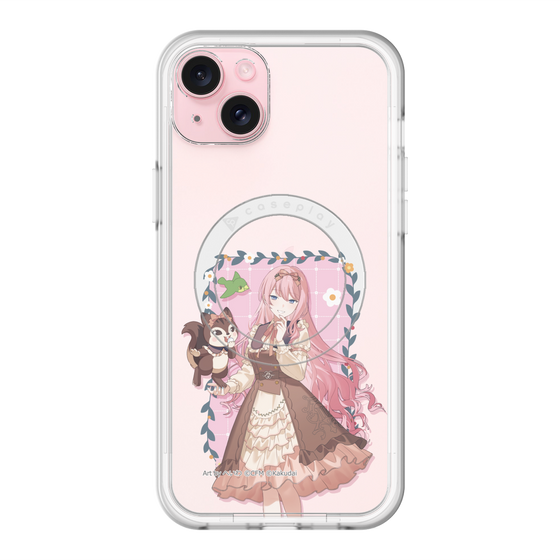 Slim Protection Premium Case with MagSafe［ Hatsune Miku × Kuppy Ramune – Megurine Luka × Ram – Full-body Illustration 1 ］