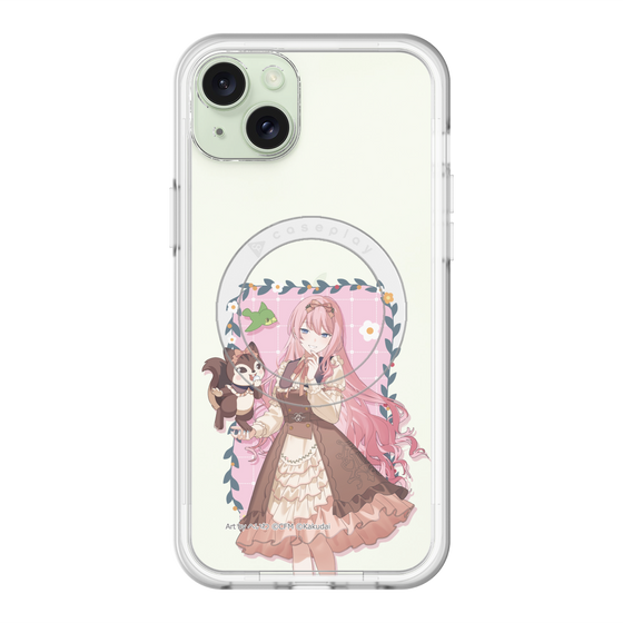 Slim Protection Premium Case with MagSafe［ Hatsune Miku × Kuppy Ramune – Megurine Luka × Ram – Full-body Illustration 1 ］