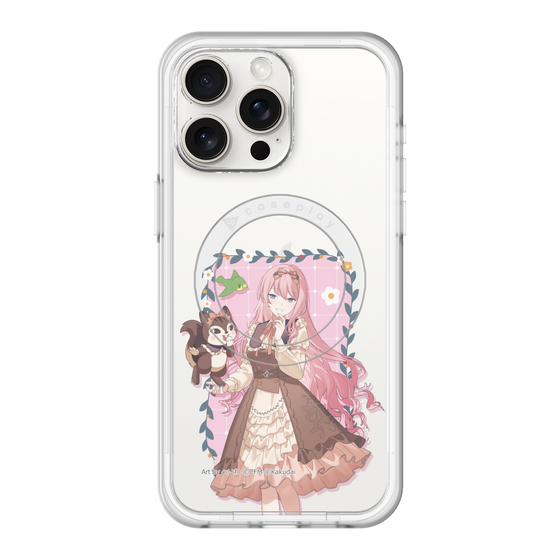 Slim Protection Premium Case with MagSafe［ Hatsune Miku × Kuppy Ramune – Megurine Luka × Ram – Full-body Illustration 1 ］