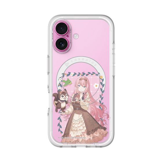 Slim Protection Premium Case with MagSafe［ Hatsune Miku × Kuppy Ramune – Megurine Luka × Ram – Full-body Illustration 1 ］