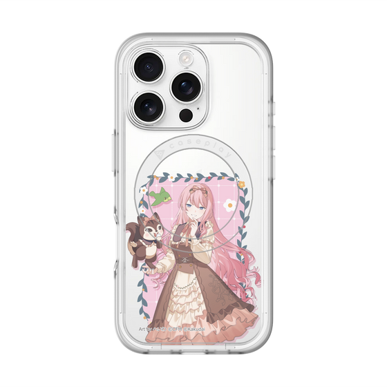 Slim Protection Premium Case with MagSafe［ Hatsune Miku × Kuppy Ramune – Megurine Luka × Ram – Full-body Illustration 1 ］