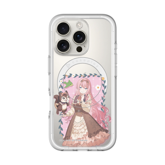 Slim Protection Premium Case with MagSafe［ Hatsune Miku × Kuppy Ramune – Megurine Luka × Ram – Full-body Illustration 1 ］