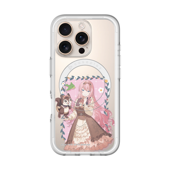 Slim Protection Premium Case with MagSafe［ Hatsune Miku × Kuppy Ramune – Megurine Luka × Ram – Full-body Illustration 1 ］