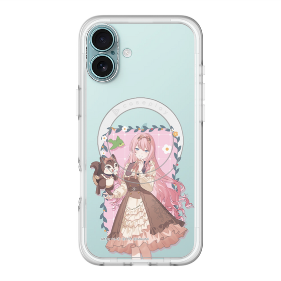 Slim Protection Premium Case with MagSafe［ Hatsune Miku × Kuppy Ramune – Megurine Luka × Ram – Full-body Illustration 1 ］