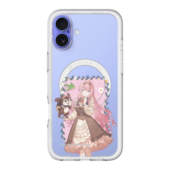 Slim Protection Premium Case with MagSafe［ Hatsune Miku × Kuppy Ramune – Megurine Luka × Ram – Full-body Illustration 1 ］