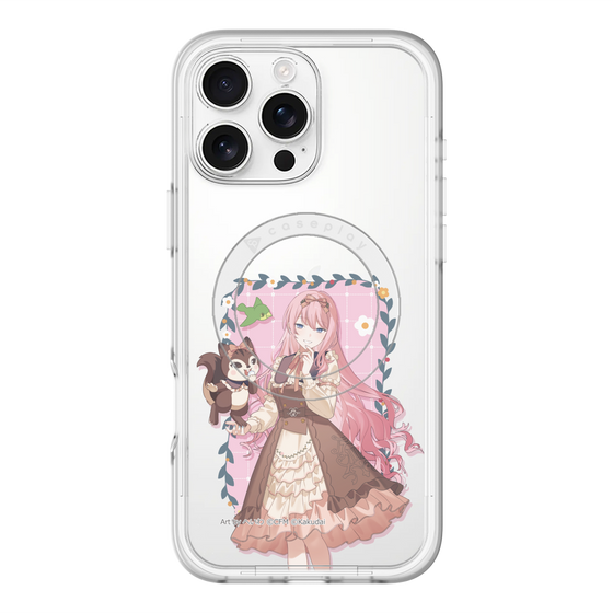 Slim Protection Premium Case with MagSafe［ Hatsune Miku × Kuppy Ramune – Megurine Luka × Ram – Full-body Illustration 1 ］