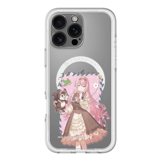 Slim Protection Premium Case with MagSafe［ Hatsune Miku × Kuppy Ramune – Megurine Luka × Ram – Full-body Illustration 1 ］