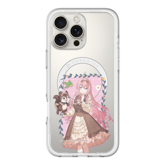 Slim Protection Premium Case with MagSafe［ Hatsune Miku × Kuppy Ramune – Megurine Luka × Ram – Full-body Illustration 1 ］