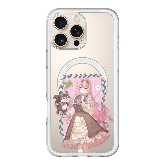 Slim Protection Premium Case with MagSafe［ Hatsune Miku × Kuppy Ramune – Megurine Luka × Ram – Full-body Illustration 1 ］