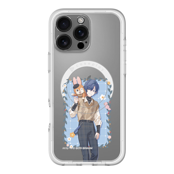 Slim Protection Premium Case with MagSafe［ Hatsune Miku × Kuppy Ramune – KAITO × Kuppy – Full-body Illustration 1 ］