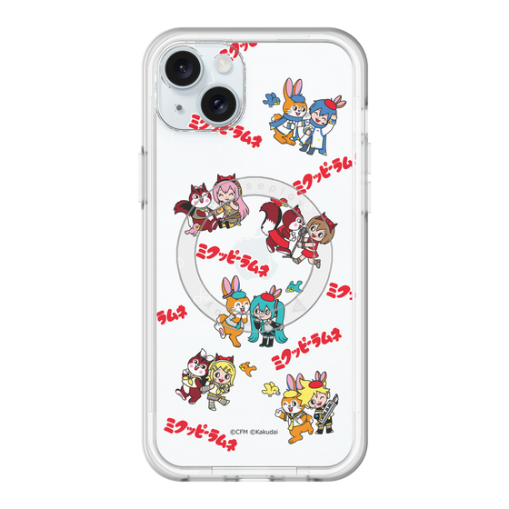 Slim Protection Premium Case with MagSafe［ Hatsune Miku × Kuppy Ramune – Overall Pattern ］