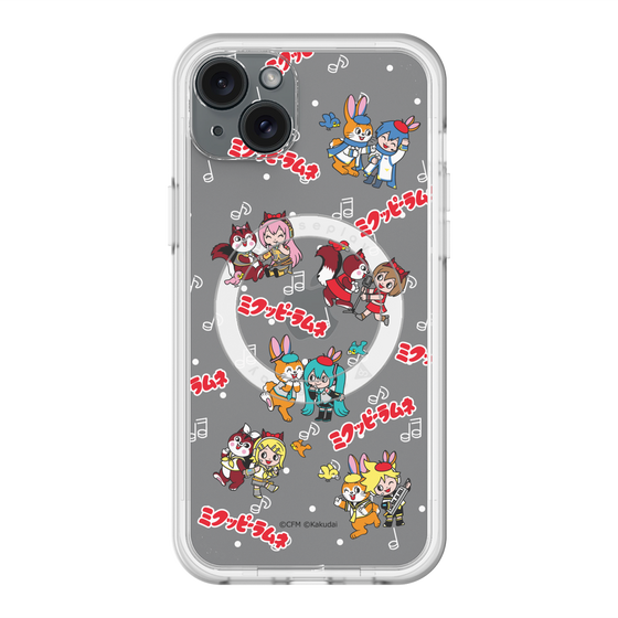 Slim Protection Premium Case with MagSafe［ Hatsune Miku × Kuppy Ramune – Overall Pattern ］