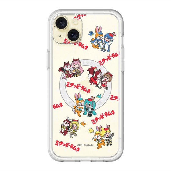 Slim Protection Premium Case with MagSafe［ Hatsune Miku × Kuppy Ramune – Overall Pattern ］