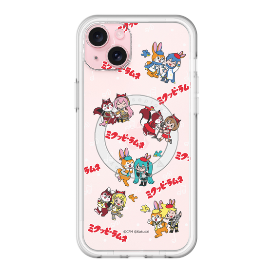 Slim Protection Premium Case with MagSafe［ Hatsune Miku × Kuppy Ramune – Overall Pattern ］