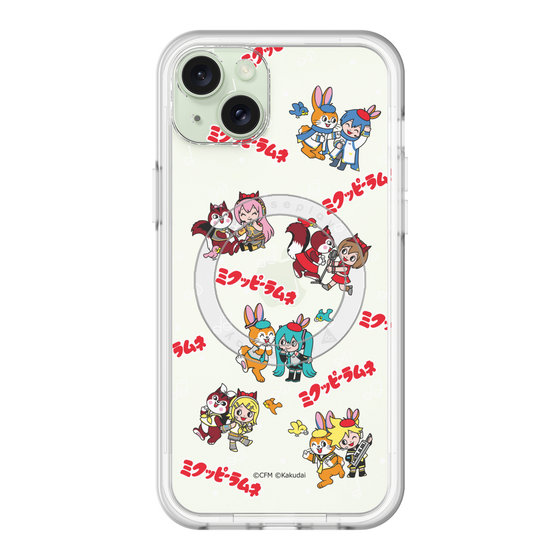 Slim Protection Premium Case with MagSafe［ Hatsune Miku × Kuppy Ramune – Overall Pattern ］