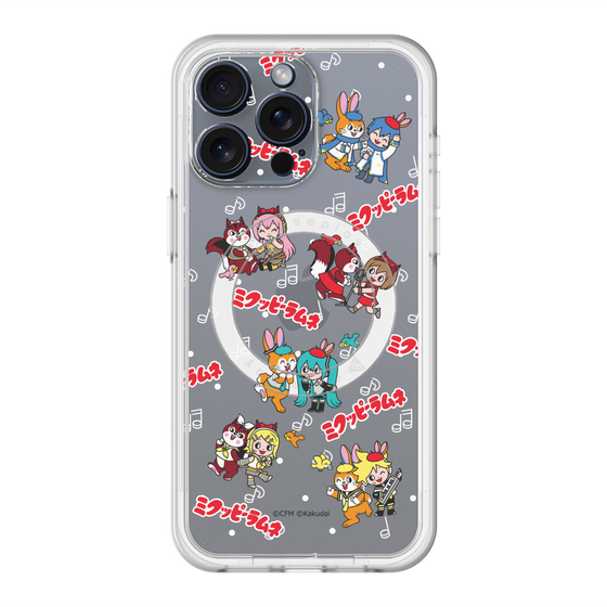 Slim Protection Premium Case with MagSafe［ Hatsune Miku × Kuppy Ramune – Overall Pattern ］