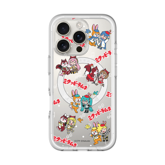 Slim Protection Premium Case with MagSafe［ Hatsune Miku × Kuppy Ramune – Overall Pattern ］