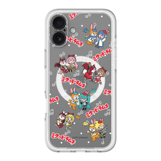 Slim Protection Premium Case with MagSafe［ Hatsune Miku × Kuppy Ramune – Overall Pattern ］