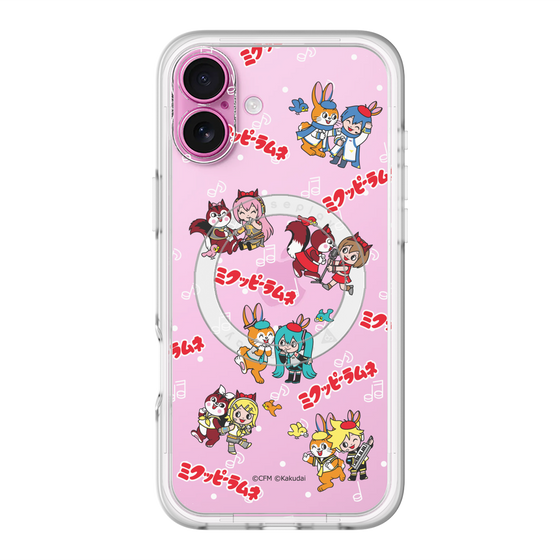 Slim Protection Premium Case with MagSafe［ Hatsune Miku × Kuppy Ramune – Overall Pattern ］