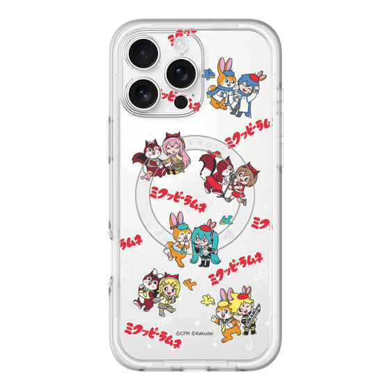 Slim Protection Premium Case with MagSafe［ Hatsune Miku × Kuppy Ramune – Overall Pattern ］