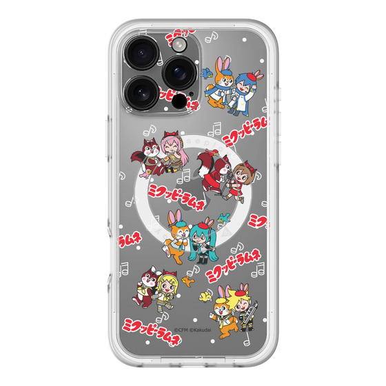 Slim Protection Premium Case with MagSafe［ Hatsune Miku × Kuppy Ramune – Overall Pattern ］