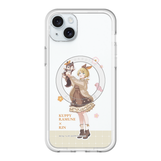 Slim Protection Premium Case with MagSafe［ Hatsune Miku × Kuppy Ramune – Kagamine Rin × Ram – Full-body Illustration 2 ］