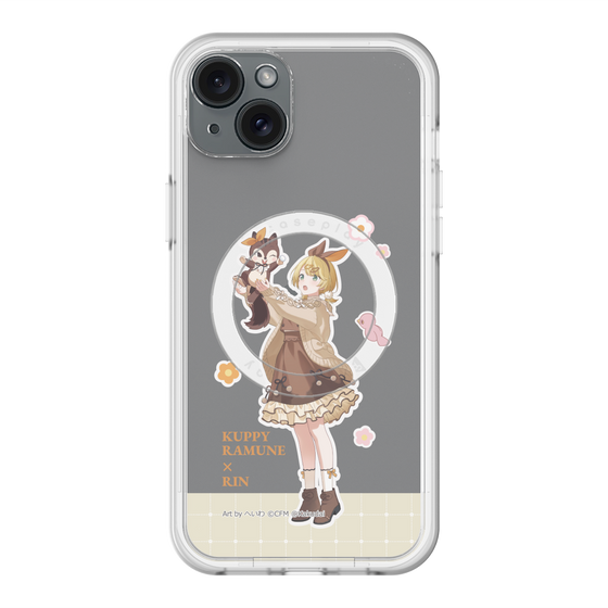 Slim Protection Premium Case with MagSafe［ Hatsune Miku × Kuppy Ramune – Kagamine Rin × Ram – Full-body Illustration 2 ］