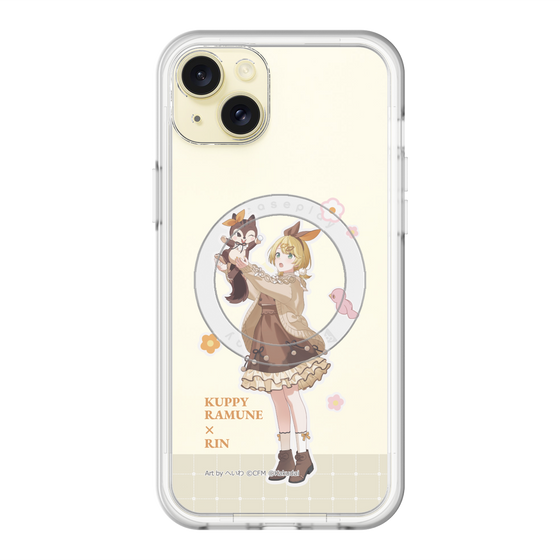 Slim Protection Premium Case with MagSafe［ Hatsune Miku × Kuppy Ramune – Kagamine Rin × Ram – Full-body Illustration 2 ］