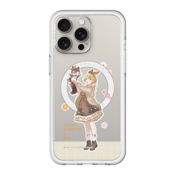 Slim Protection Premium Case with MagSafe［ Hatsune Miku × Kuppy Ramune – Kagamine Rin × Ram – Full-body Illustration 2 ］