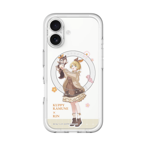 Slim Protection Premium Case with MagSafe［ Hatsune Miku × Kuppy Ramune – Kagamine Rin × Ram – Full-body Illustration 2 ］