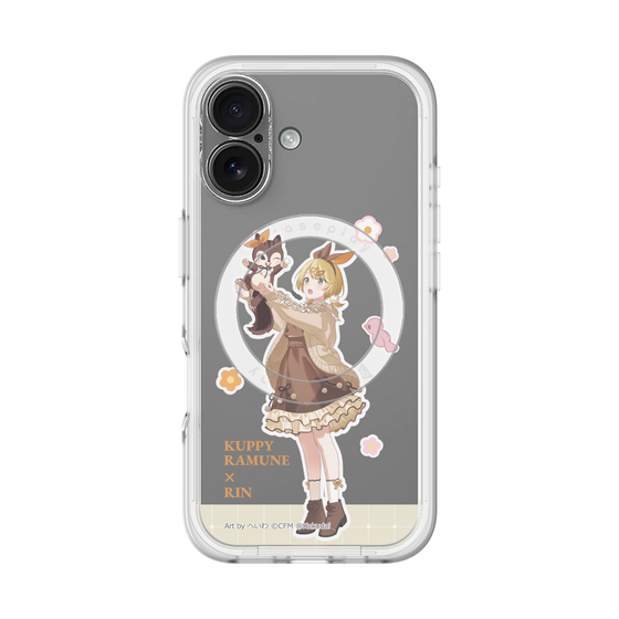 Slim Protection Premium Case with MagSafe［ Hatsune Miku × Kuppy Ramune – Kagamine Rin × Ram – Full-body Illustration 2 ］