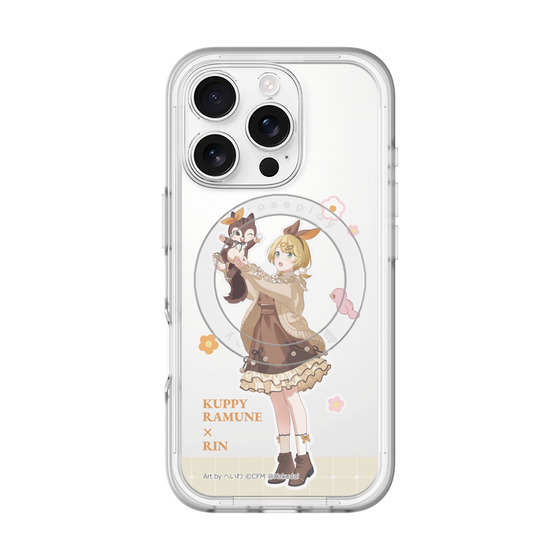 Slim Protection Premium Case with MagSafe［ Hatsune Miku × Kuppy Ramune – Kagamine Rin × Ram – Full-body Illustration 2 ］
