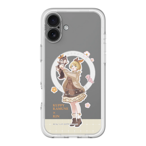 Slim Protection Premium Case with MagSafe［ Hatsune Miku × Kuppy Ramune – Kagamine Rin × Ram – Full-body Illustration 2 ］