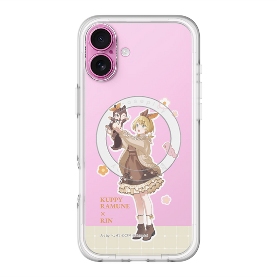 Slim Protection Premium Case with MagSafe［ Hatsune Miku × Kuppy Ramune – Kagamine Rin × Ram – Full-body Illustration 2 ］