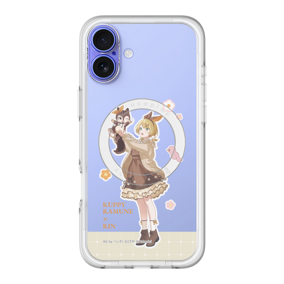 Slim Protection Premium Case with MagSafe［ Hatsune Miku × Kuppy Ramune – Kagamine Rin × Ram – Full-body Illustration 2 ］