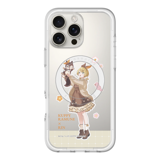 Slim Protection Premium Case with MagSafe［ Hatsune Miku × Kuppy Ramune – Kagamine Rin × Ram – Full-body Illustration 2 ］
