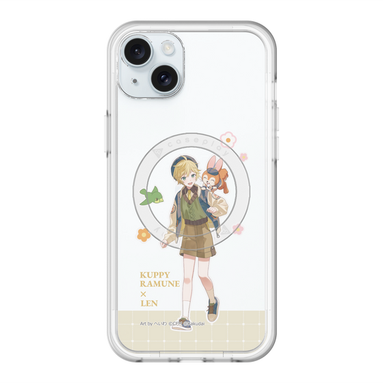 Slim Protection Premium Case with MagSafe［ Hatsune Miku × Kuppy Ramune – Kagamine Len × Kuppy – Full-body Illustration 2 ］