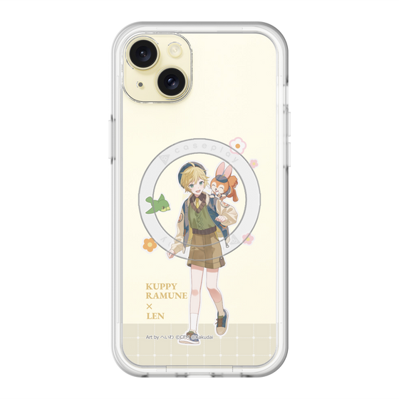 Slim Protection Premium Case with MagSafe［ Hatsune Miku × Kuppy Ramune – Kagamine Len × Kuppy – Full-body Illustration 2 ］