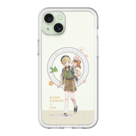 Slim Protection Premium Case with MagSafe［ Hatsune Miku × Kuppy Ramune – Kagamine Len × Kuppy – Full-body Illustration 2 ］