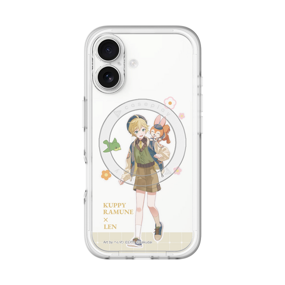 Slim Protection Premium Case with MagSafe［ Hatsune Miku × Kuppy Ramune – Kagamine Len × Kuppy – Full-body Illustration 2 ］