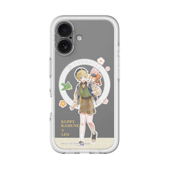 Slim Protection Premium Case with MagSafe［ Hatsune Miku × Kuppy Ramune – Kagamine Len × Kuppy – Full-body Illustration 2 ］