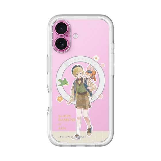 Slim Protection Premium Case with MagSafe［ Hatsune Miku × Kuppy Ramune – Kagamine Len × Kuppy – Full-body Illustration 2 ］